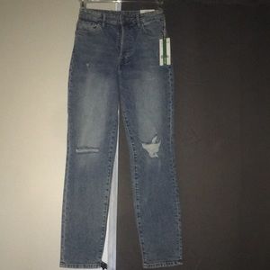 Straight leg jeans